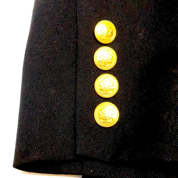 Talbots 100% Wool Black Suit Jacket - Picture 6 of 10